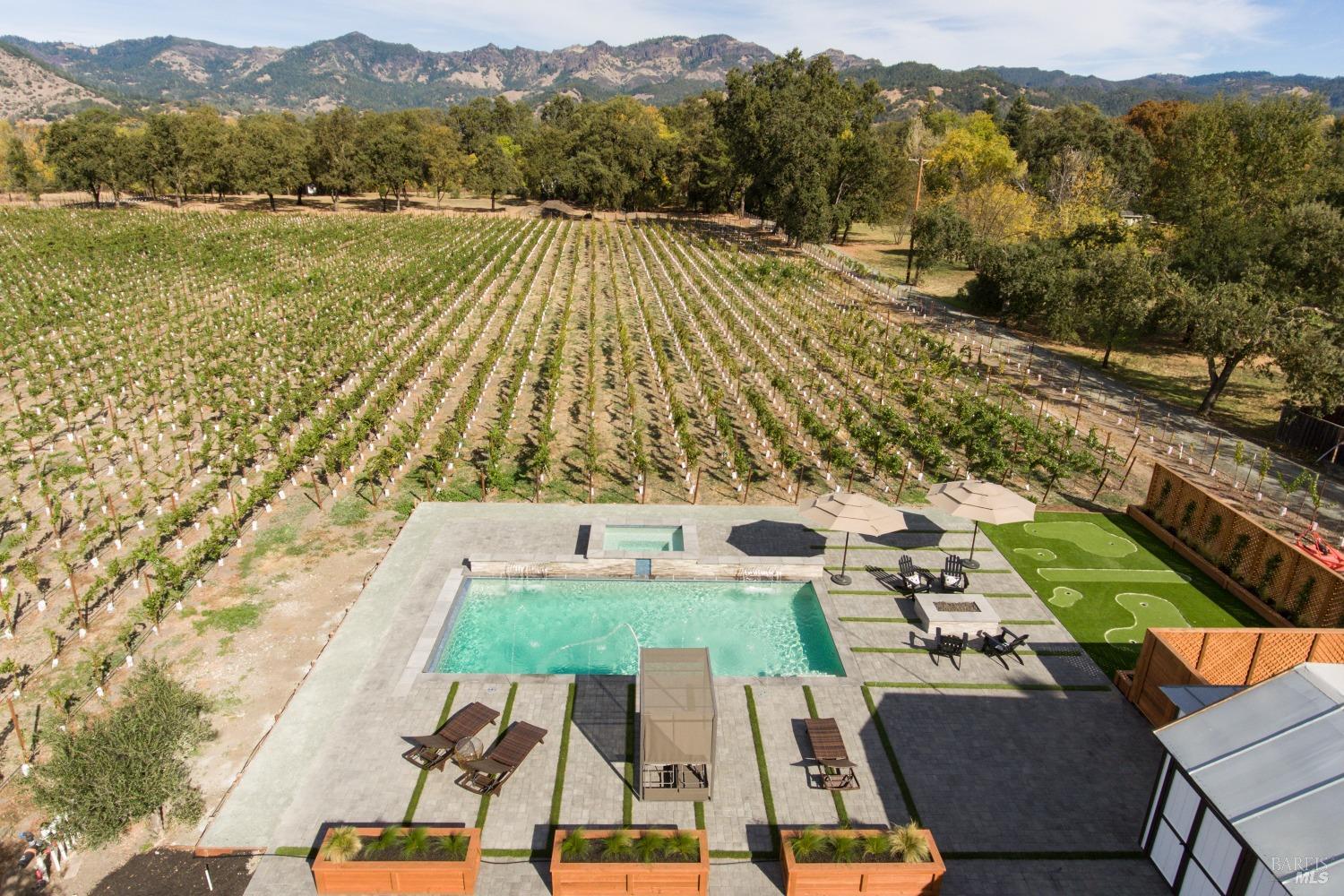 3002 Foothill Boulevard Calistoga, CA 94515 - Photo 49 of 60 a view of yard with ocean view