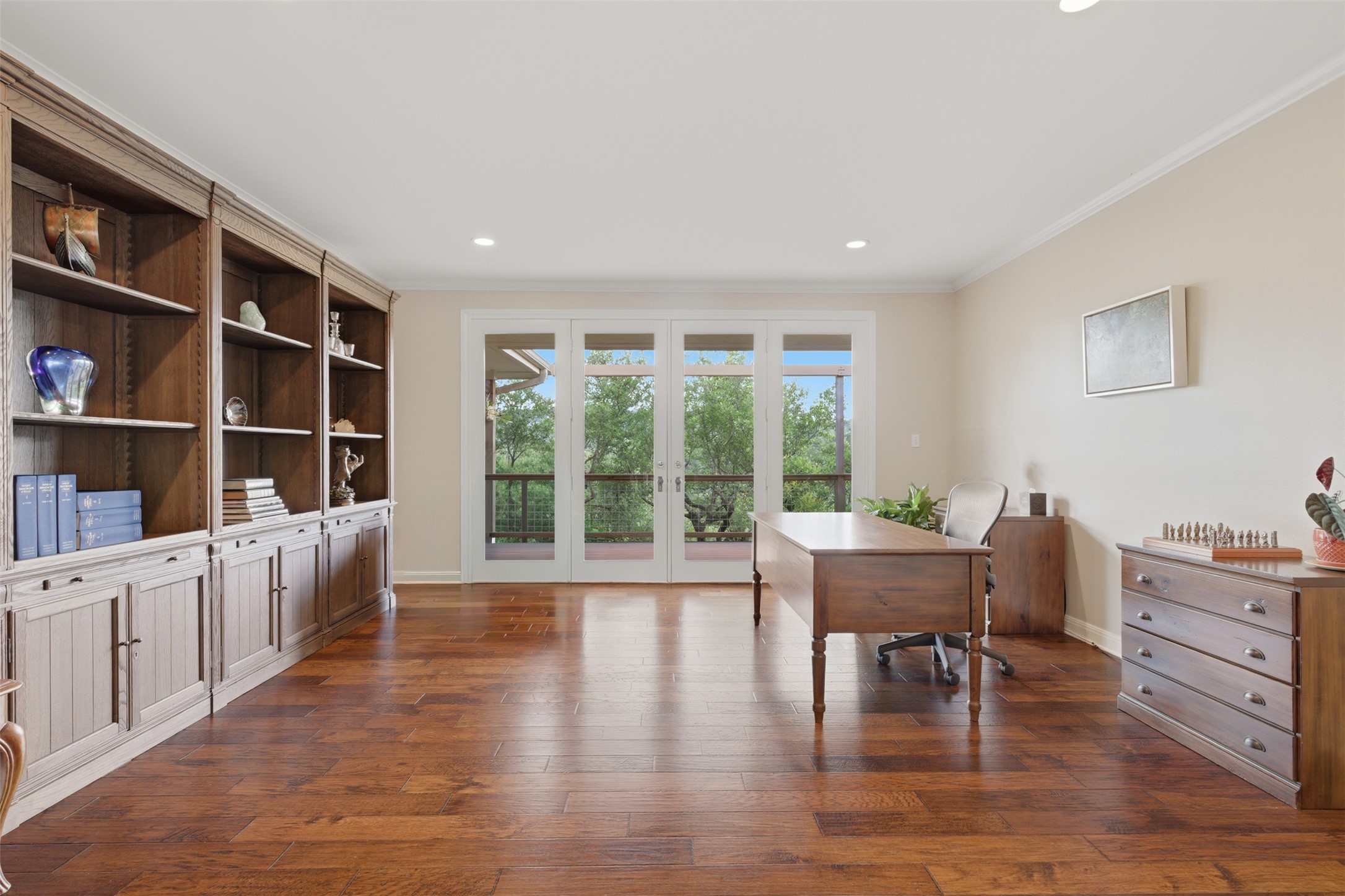 1504 Twilight Ridge Drive Austin, TX 78746 - Photo 11 of 30 Second office/library has those treetop views.