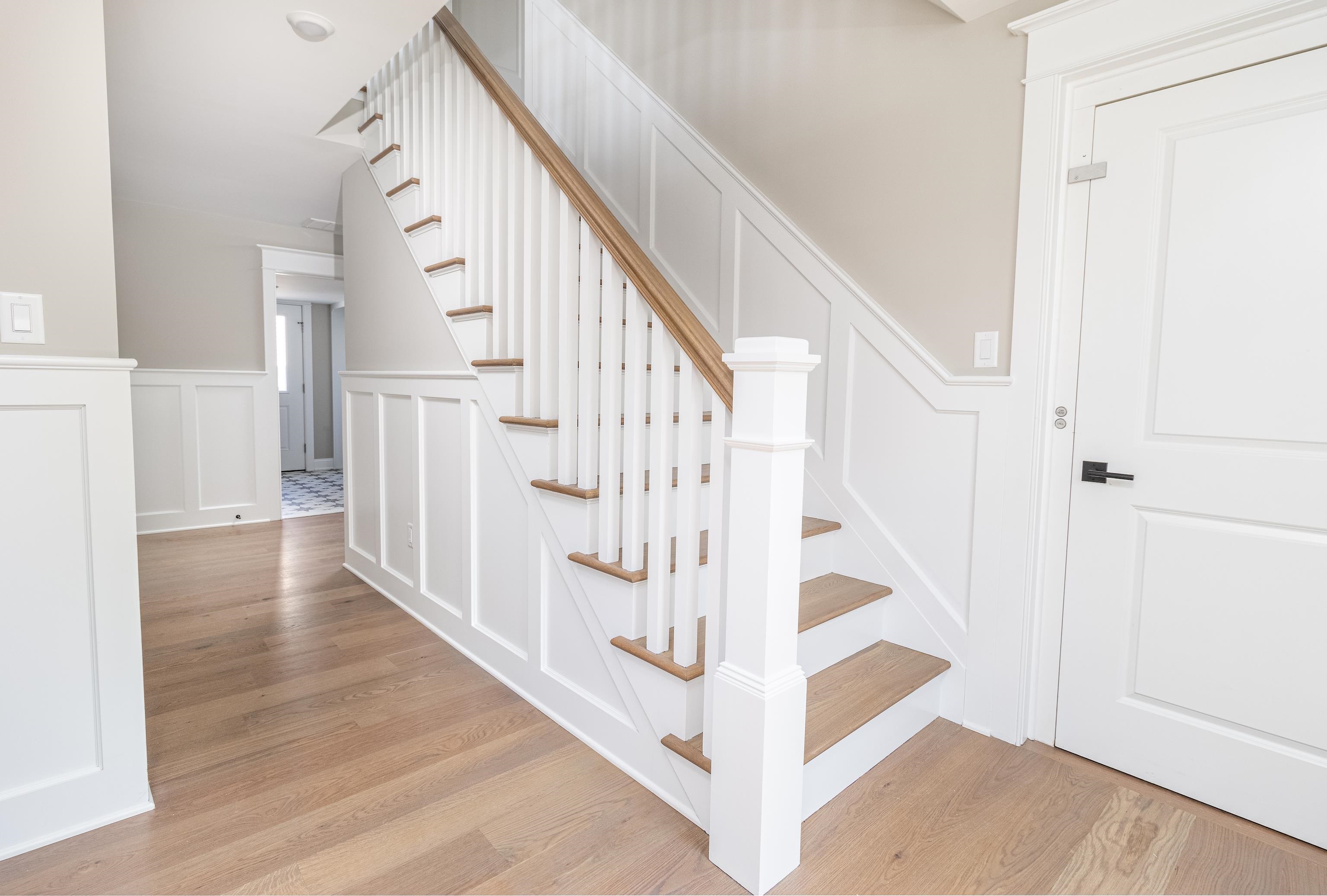 121 32nd Street Avalon, NJ 08202 - Photo 4 of 35 a view of entryway with wooden floor and stairs