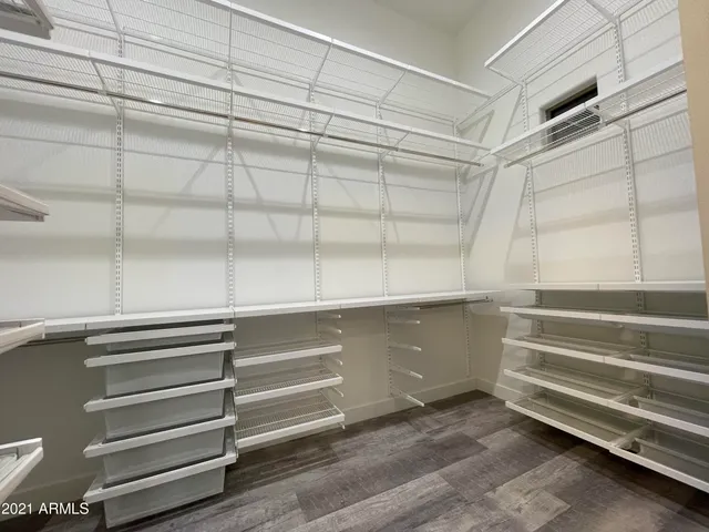 a view of walk in closet