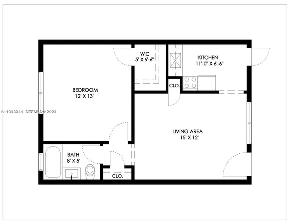 $1,700 | 7445 Harding Avenue, Unit 110, Miami Beach, FL 33141
