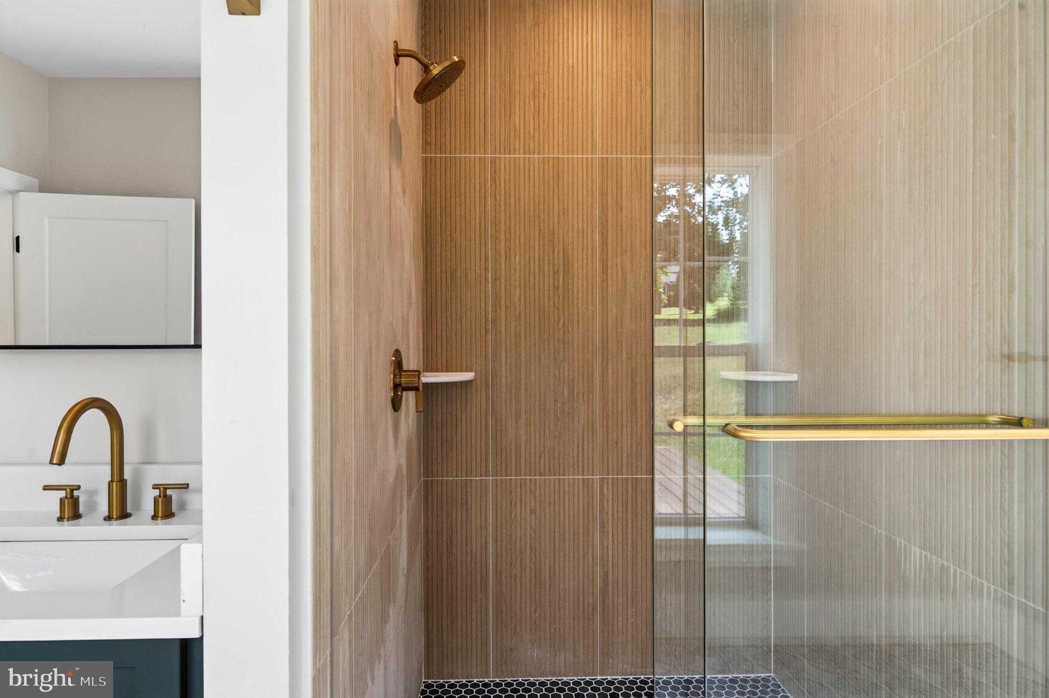 2069 Dutton Mill Road Newtown Square, PA 19073 - Photo 22 of 70 Sleek shower with modern elegance.