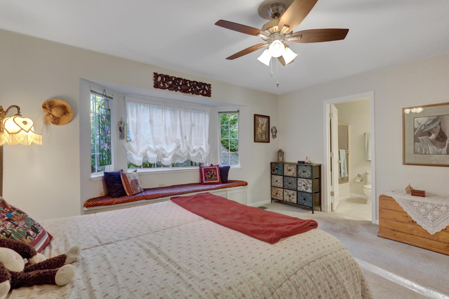 364 Gracie Road Nevada City, CA 95959 - Photo 26 of 59 a bedroom with a bed dresser and window