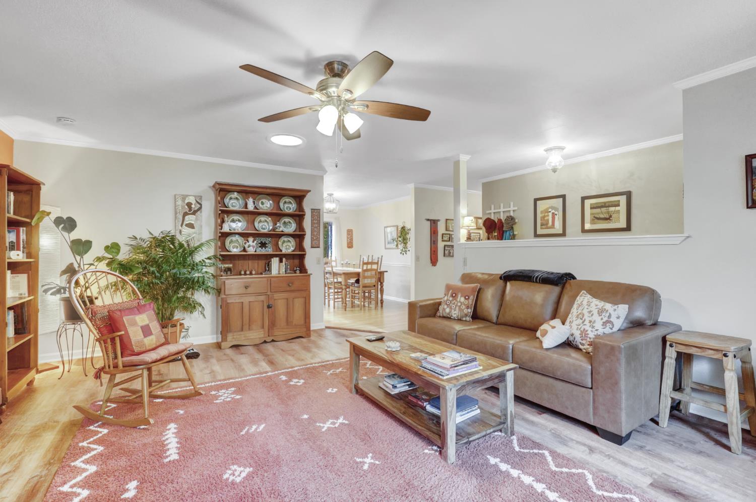 364 Gracie Road Nevada City, CA 95959 - Photo 52 of 59 a living room with furniture and a chandelier