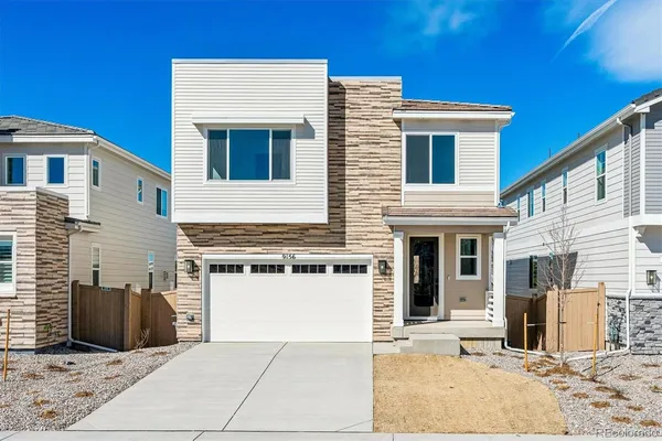 a house view with a outdoor space