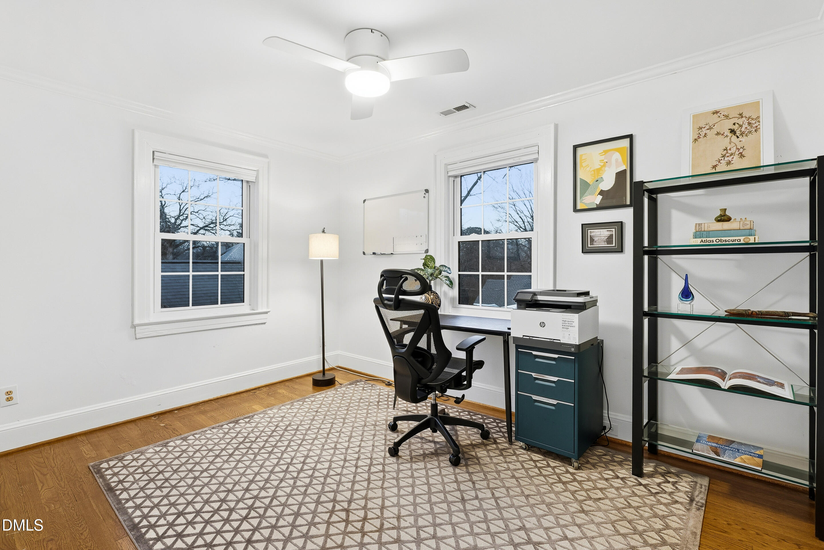 1110 North Gregson Street Durham, NC 27701 - Photo 25 of 38 a view of a workspace with furniture and a window