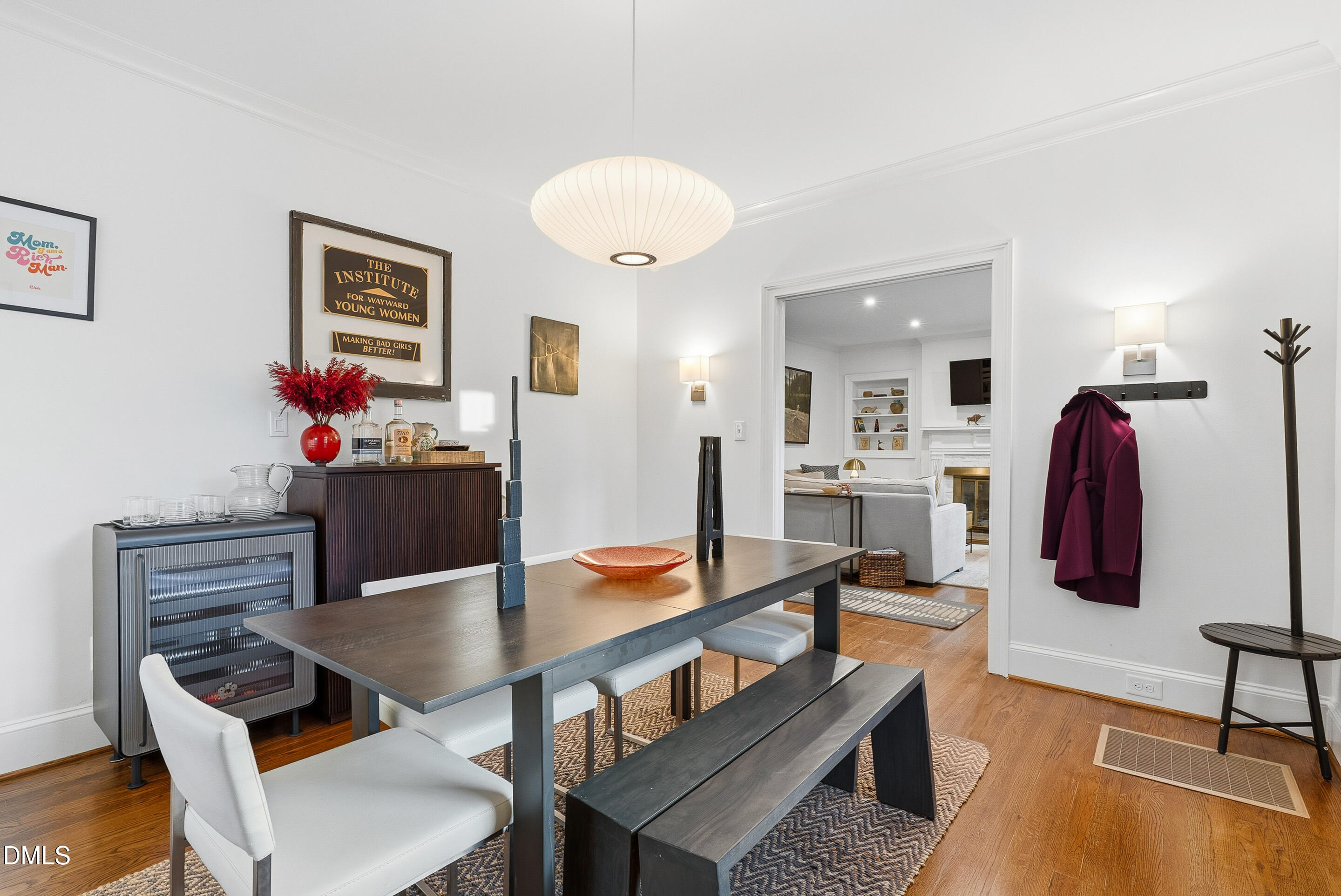 1110 North Gregson Street Durham, NC 27701 - Photo 9 of 38 a dining room with furniture and wooden floor