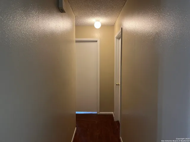 a bathroom with a mirror