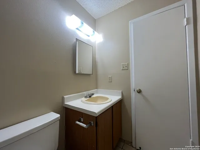 a bathroom with a sink and a toilet