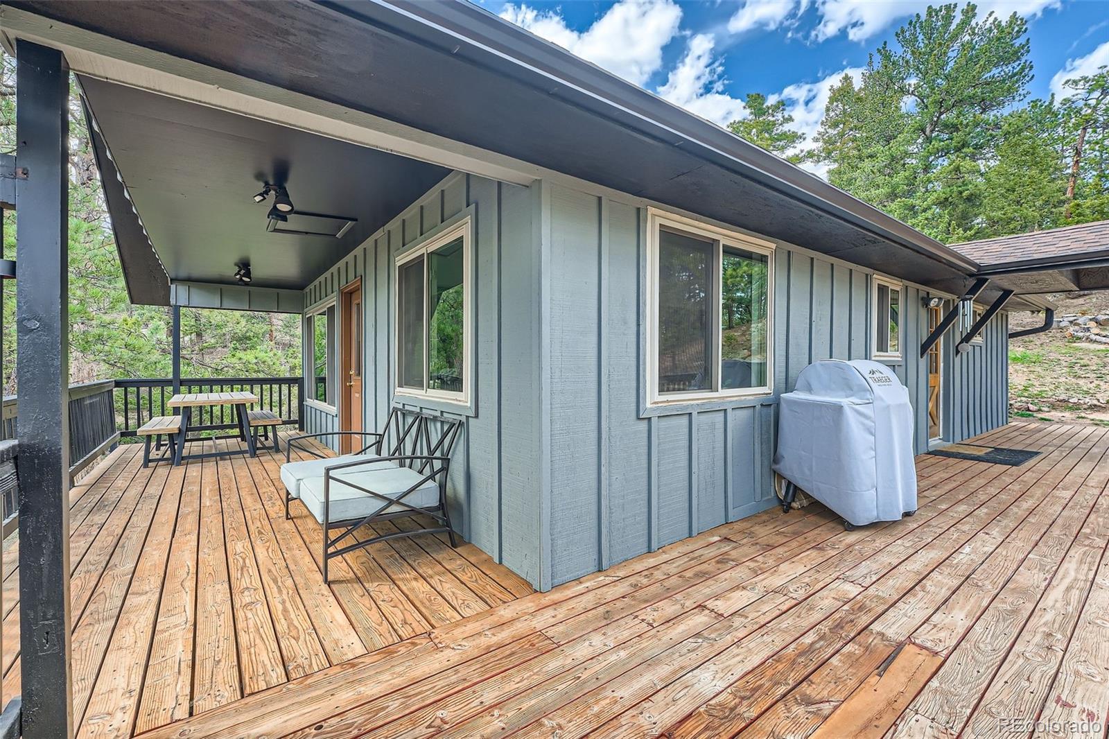 28669 Mountain View Road Conifer, CO 80433 - Photo 18 of 40 a view of roof deck