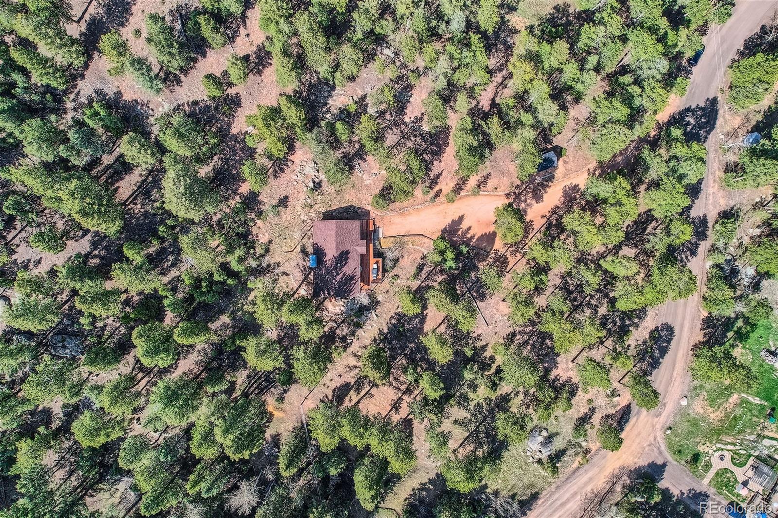 28669 Mountain View Road Conifer, CO 80433 - Photo 34 of 40 view of a city with lots of bushes
