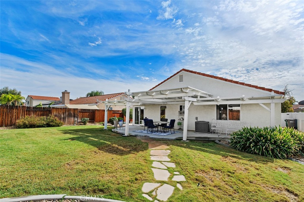 25644 Pelion Road Menifee, CA 92584 - Photo 25 of 26 a view of a house with a yard patio and swimming pool