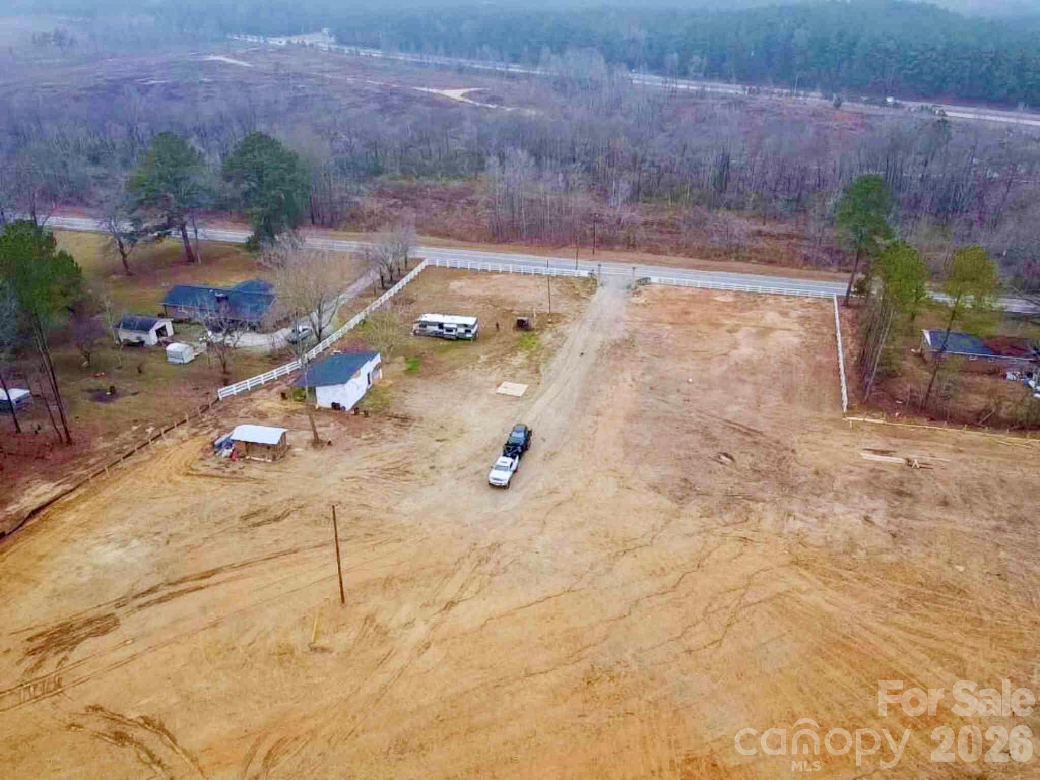 337 Old Prison Cp Road Polkton, NC 28135 - Photo 3 of 6 an aerial view of residential house with a yard