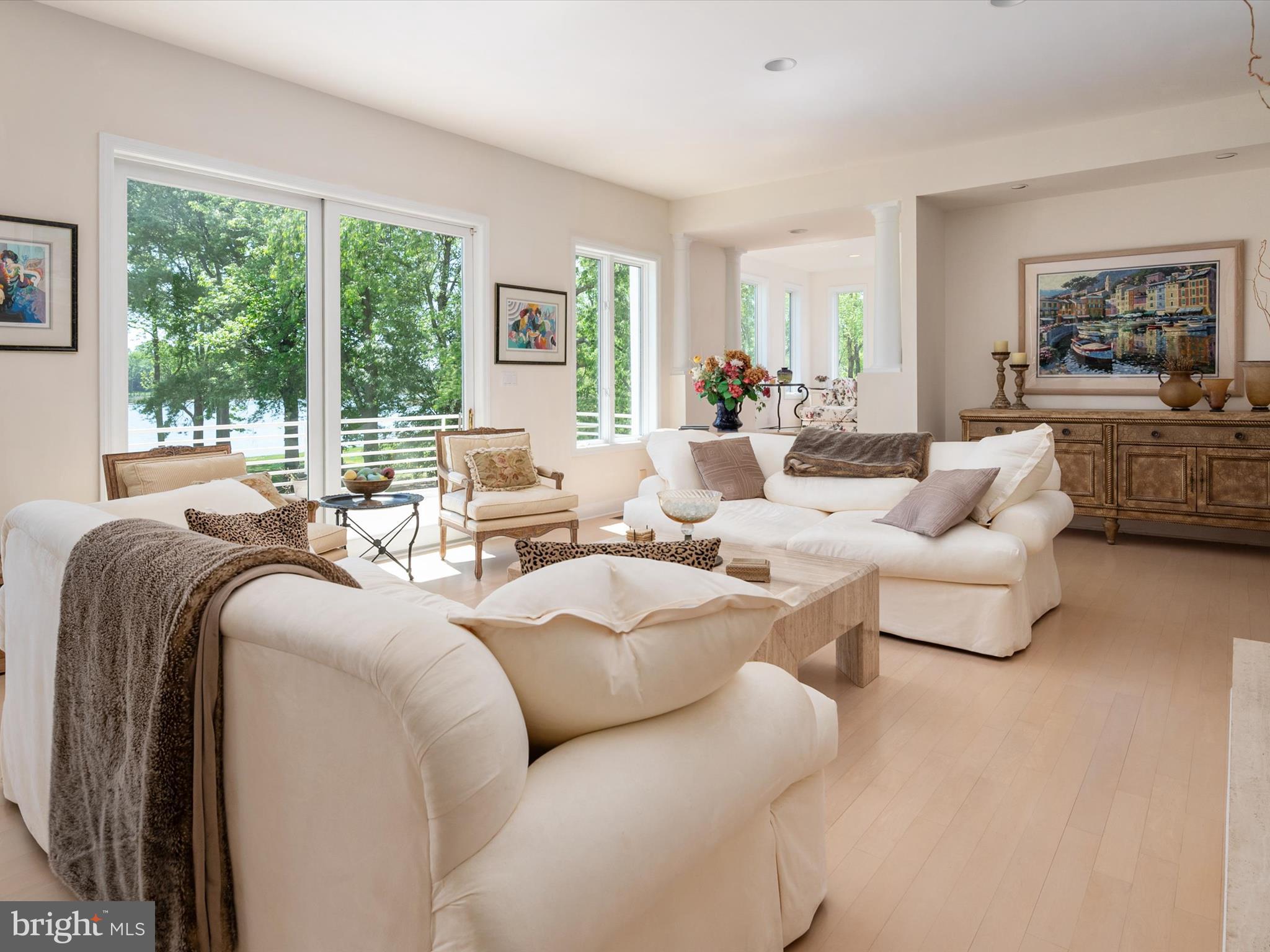 1237 Cherry Tree Lane Annapolis, MD 21403 - Photo 16 of 86 a living room with furniture and a large window