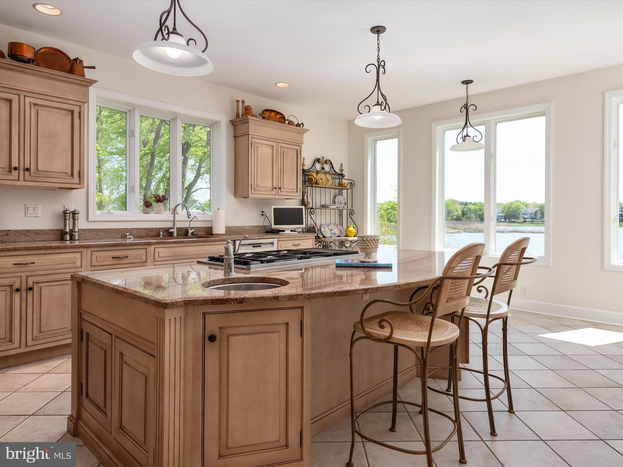 1237 Cherry Tree Lane Annapolis, MD 21403 - Photo 20 of 86 Large granite island with separate utility sink