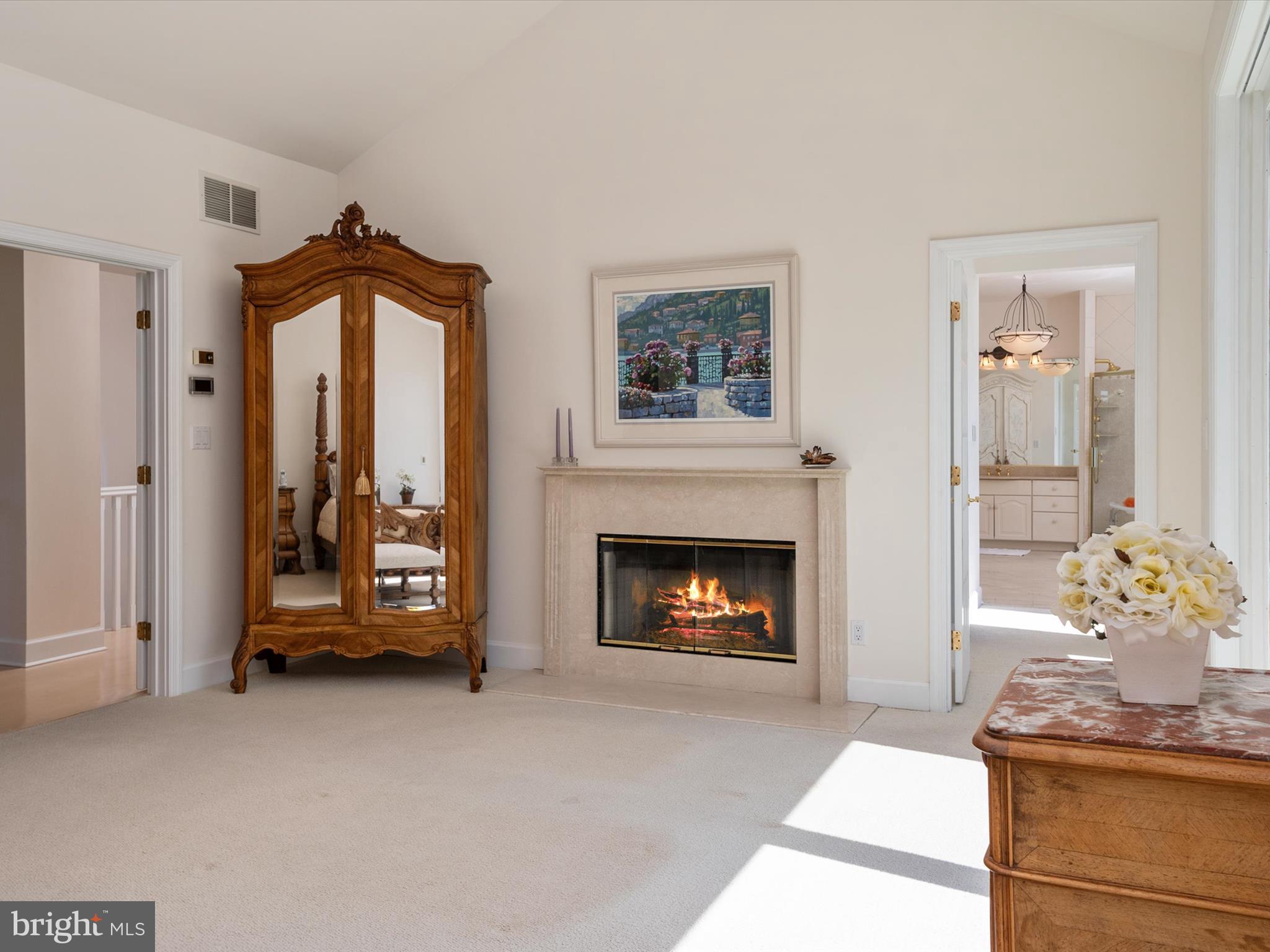 1237 Cherry Tree Lane Annapolis, MD 21403 - Photo 35 of 86 a living room with furniture and a fireplace