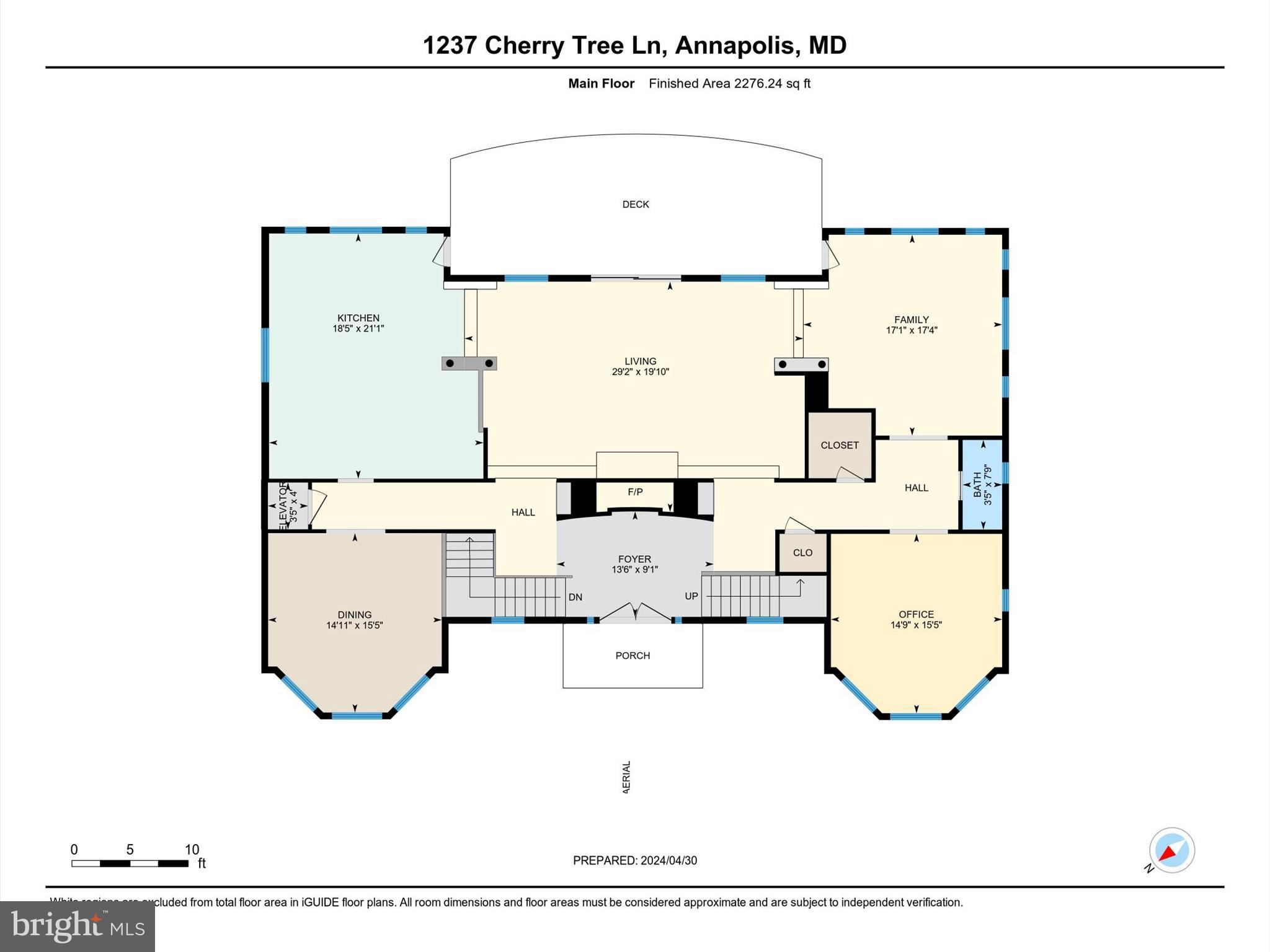 1237 Cherry Tree Lane Annapolis, MD 21403 - Photo 84 of 86 Floorplan main level