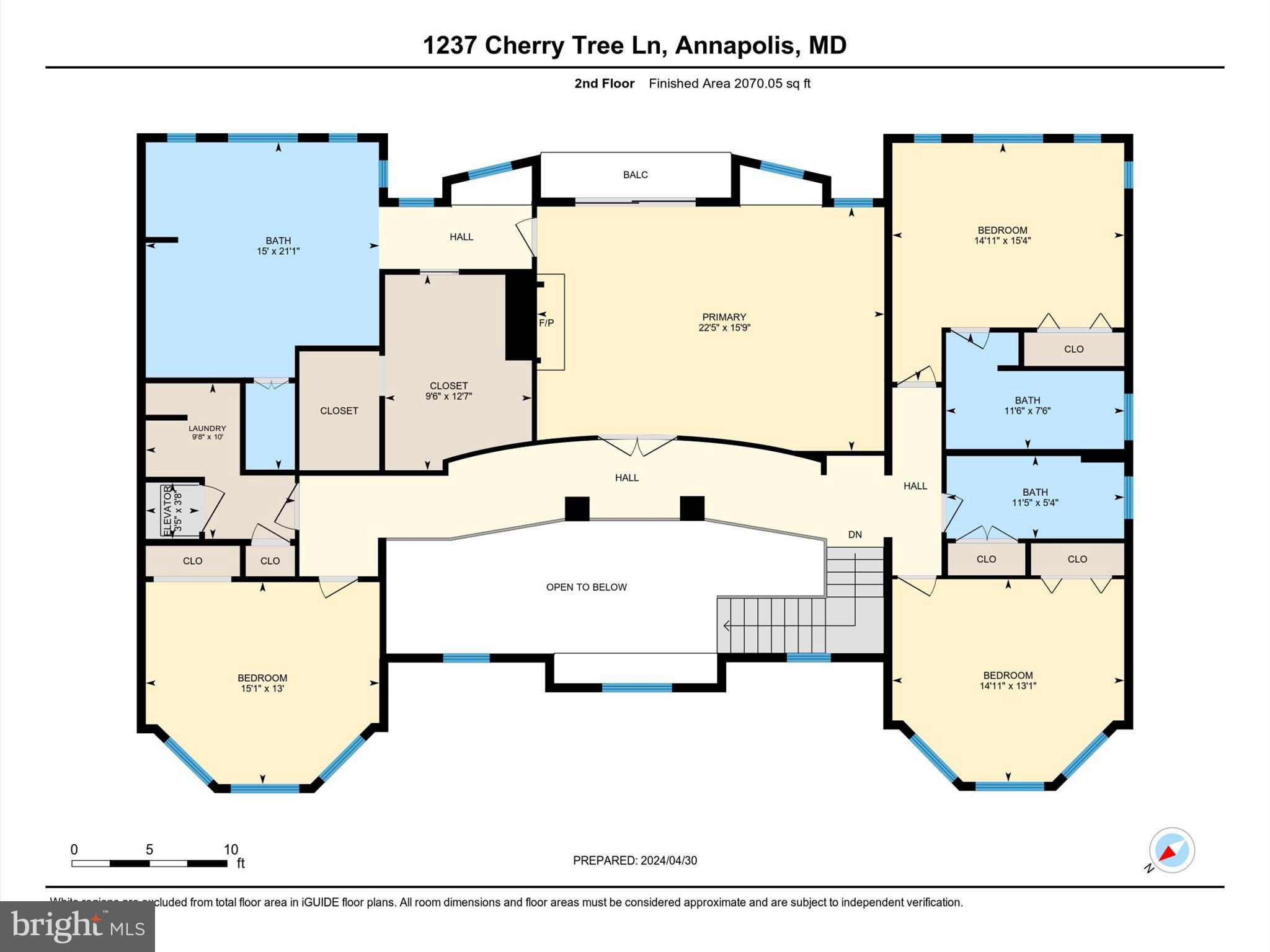 1237 Cherry Tree Lane Annapolis, MD 21403 - Photo 85 of 86 Floorplan second floor
