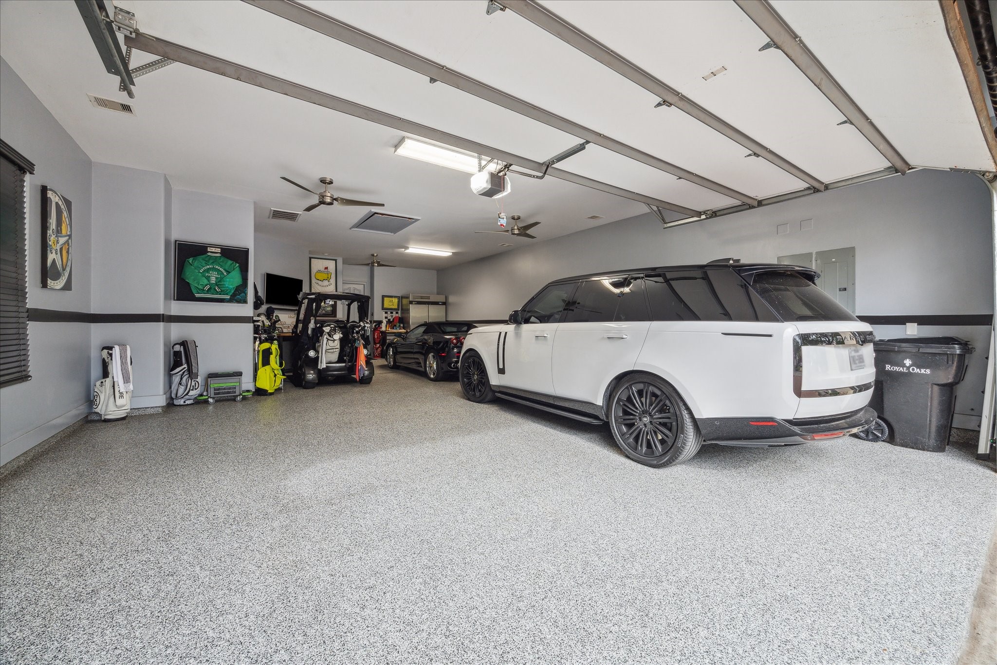 3319 Bridgeberry Lane Houston, TX 77082 - Photo 36 of 50 Meticulous 3 car air conditioned garage with garage floor coating and storage closet.