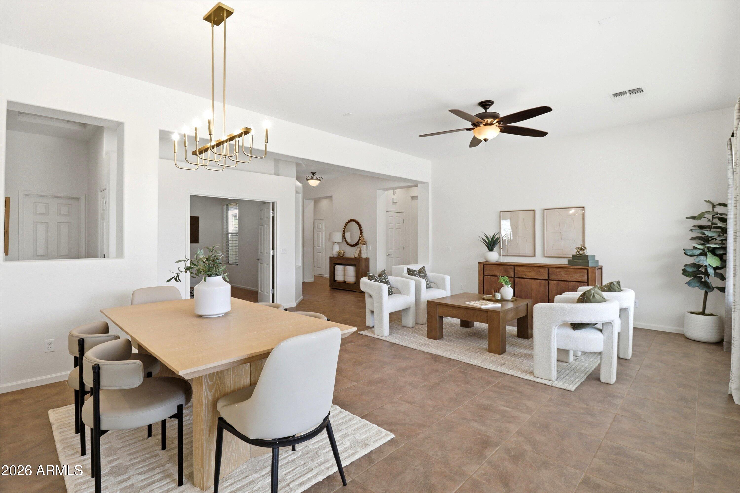 6758 Rachael Way Gilbert, AZ 85298 - Photo 6 of 32 Formal dining and living