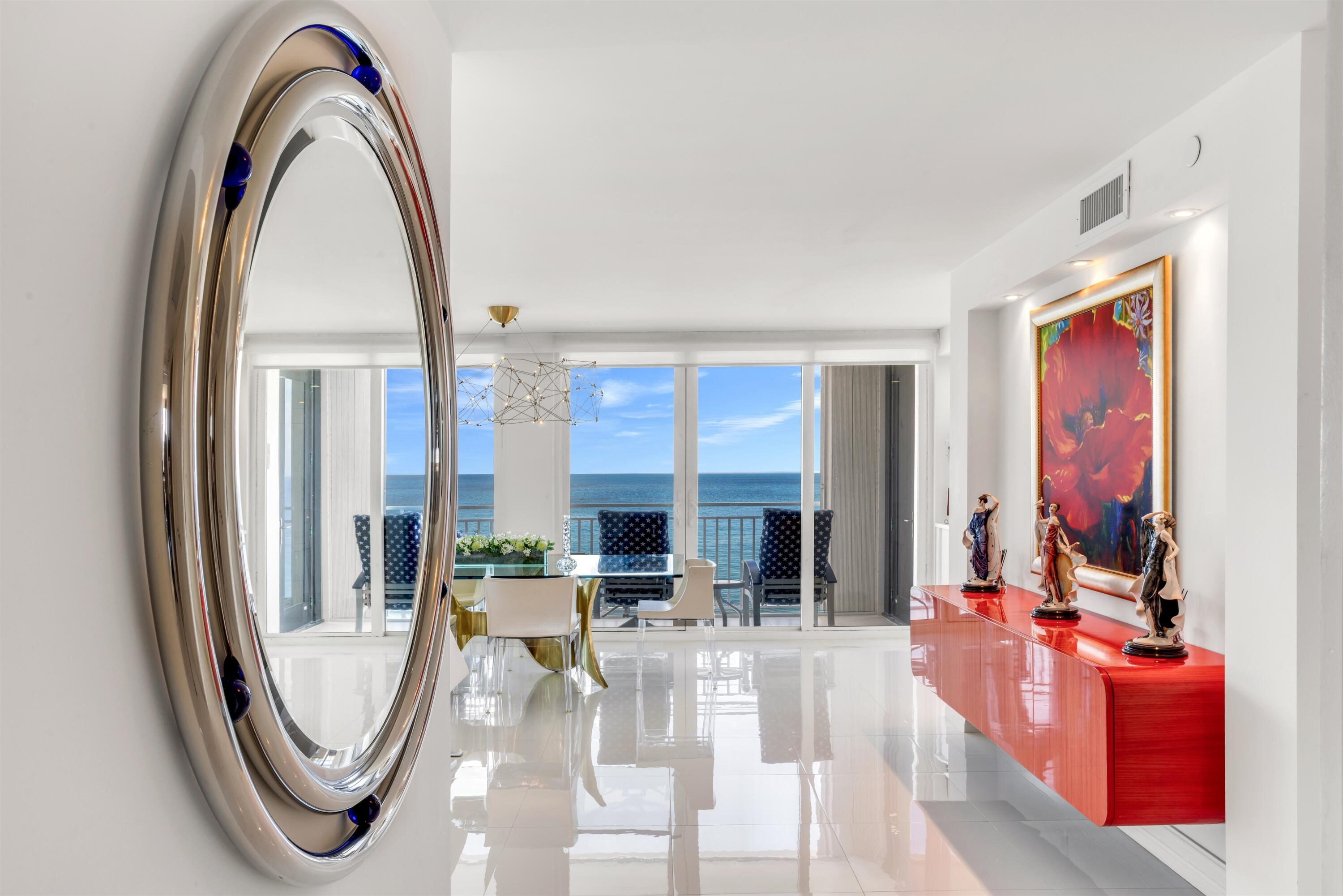 2600 South Ocean Boulevard, Unit 11E Boca Raton, FL 33432 - Photo 2 of 46 FOYER TO OCEANFRONT GREAT ROOM