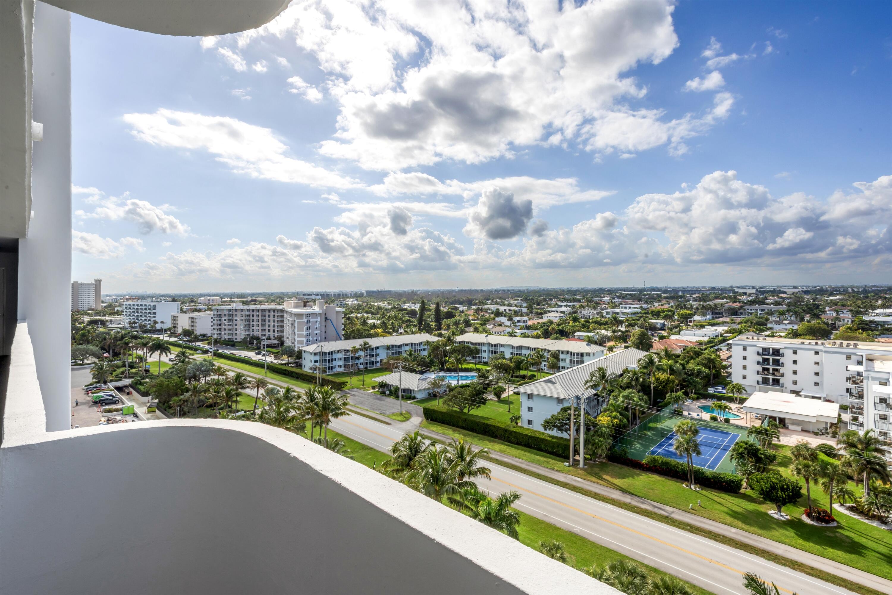 2600 South Ocean Boulevard, Unit 11E Boca Raton, FL 33432 - Photo 25 of 46 CITY VIEW BALCONY