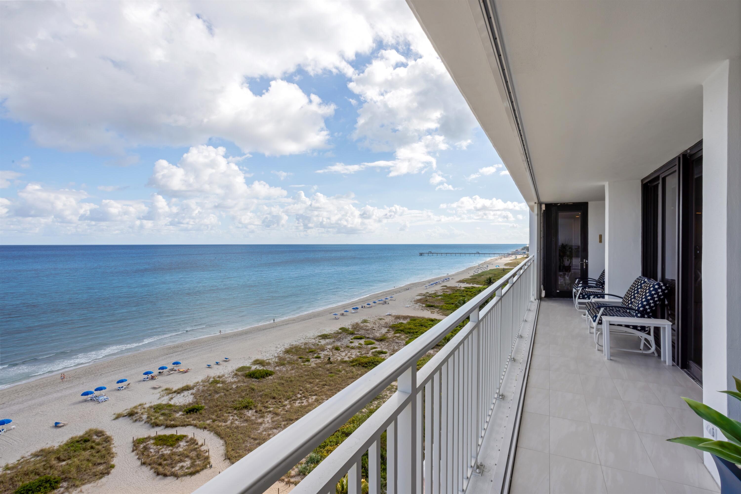 2600 South Ocean Boulevard, Unit 11E Boca Raton, FL 33432 - Photo 3 of 46 OCEANFRONT BALCONY VIEW