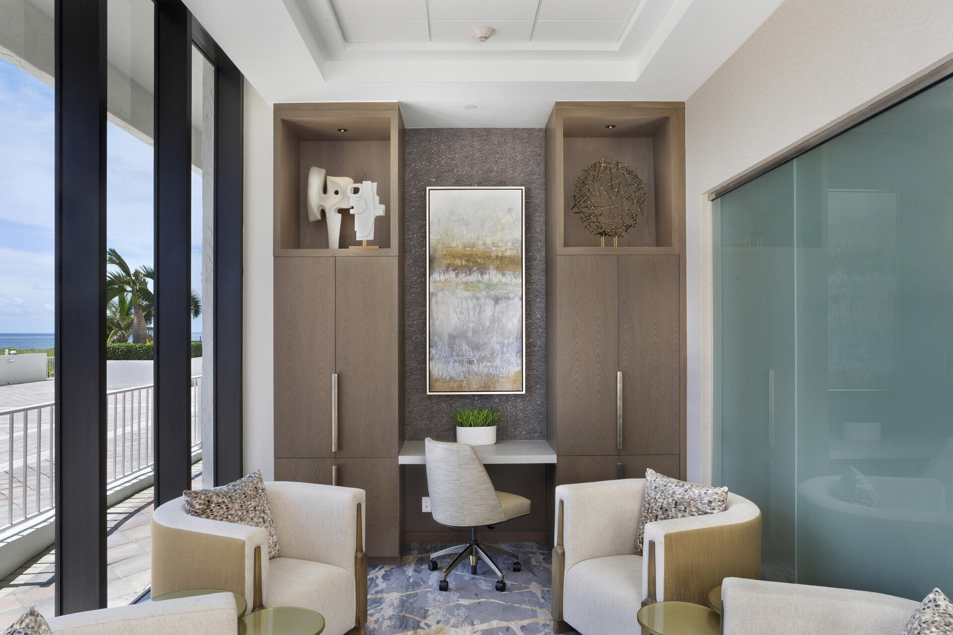 2600 South Ocean Boulevard, Unit 11E Boca Raton, FL 33432 - Photo 41 of 46 CONFERENCE ROOM AND VIEW