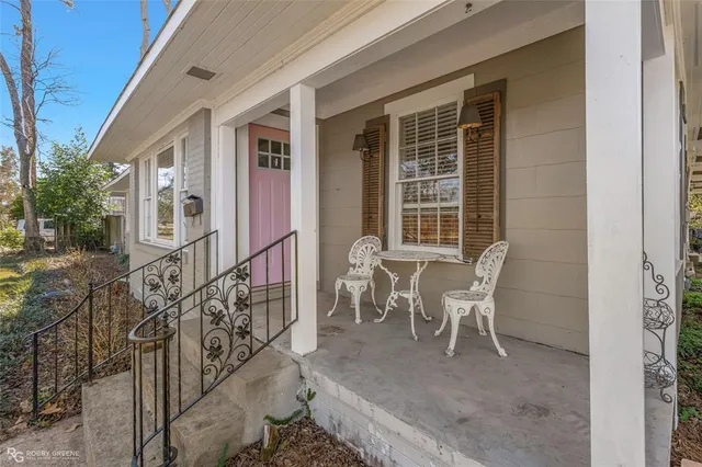 a view of a house with patio