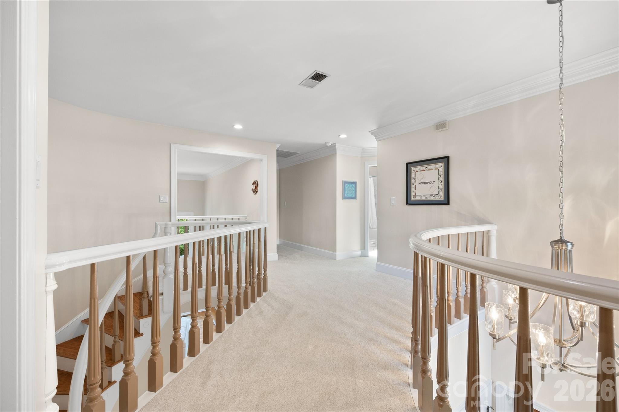 636 Landsdowne Court Fort Mill, SC 29708 - Photo 24 of 48 a view of hallway with wooden floor