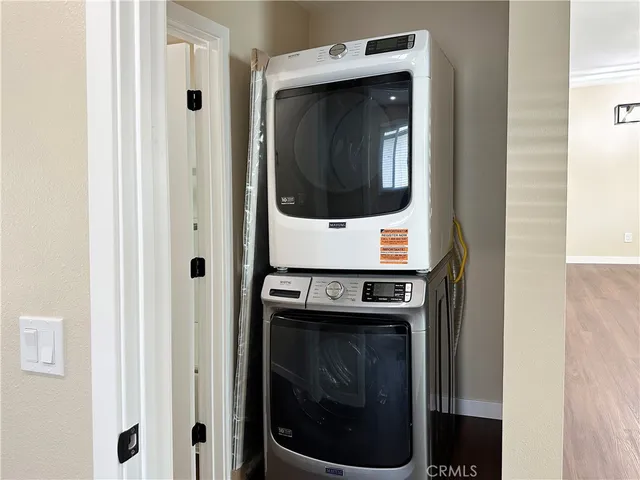 a view of washer and dryer