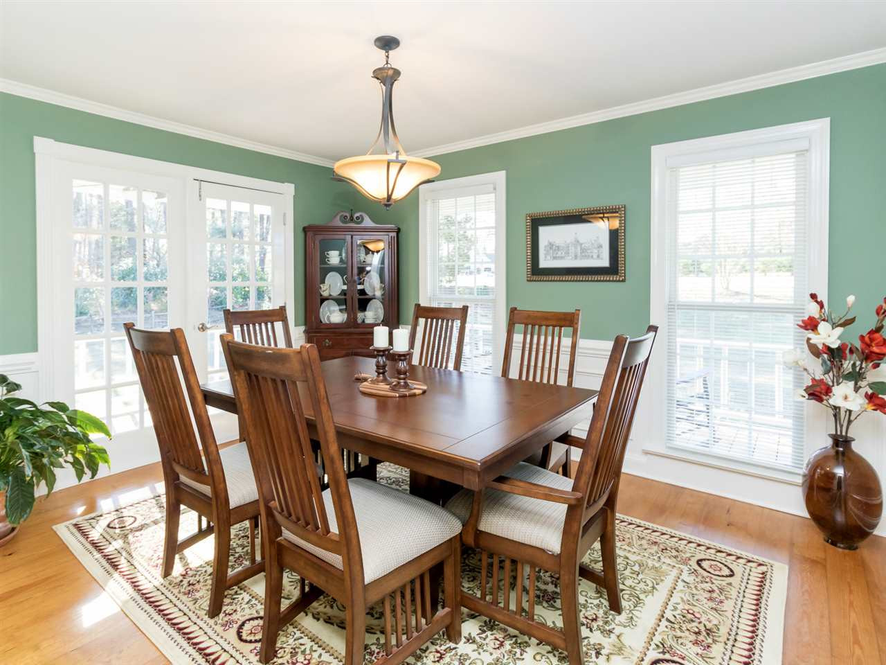 4108 Southall Road Raleigh, NC 27604 - Photo 5 of 25 Light filled dining room - just perfect for family and friends to celebrate! Dining Room