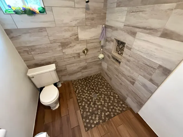 a house view with a yard