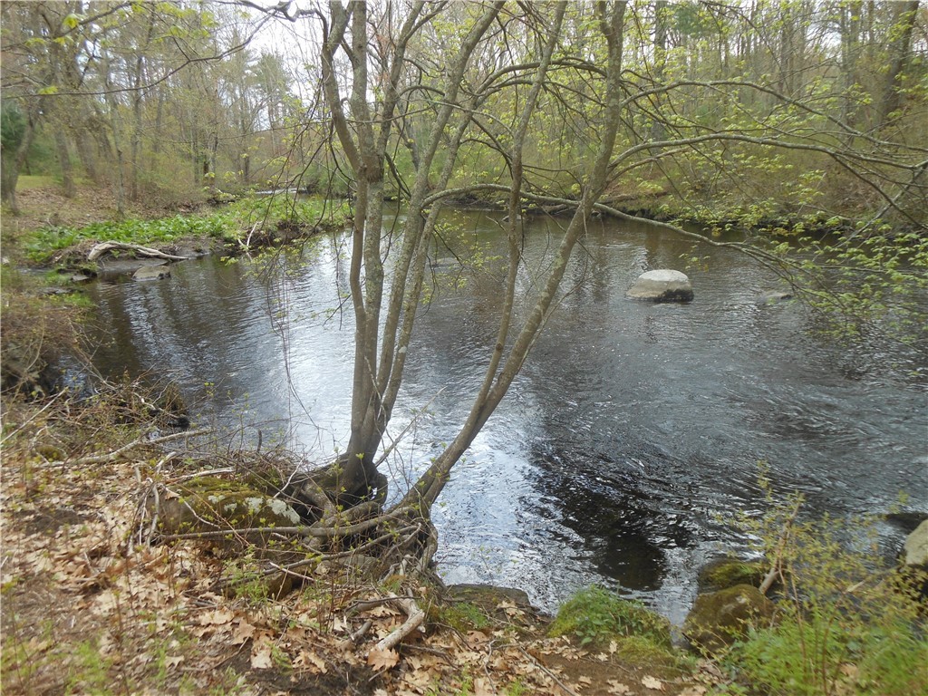 20 Potter Road Foster, RI 02825 - Photo 23 of 29 MOOSUP RIVER - REAR PROPERTY LINE