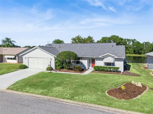 front view of house with a yard
