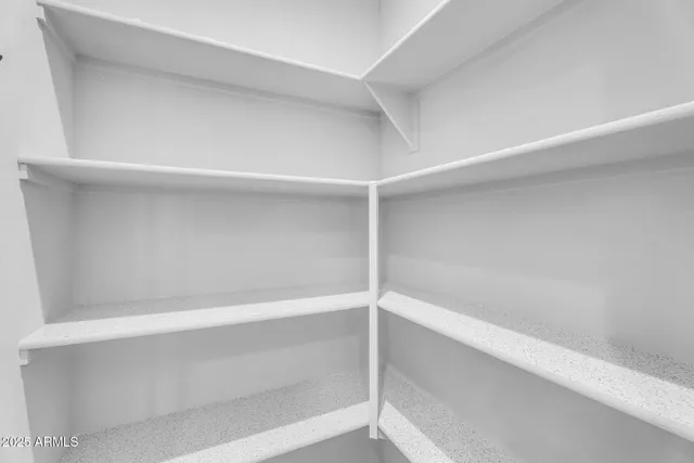 a close view of closet