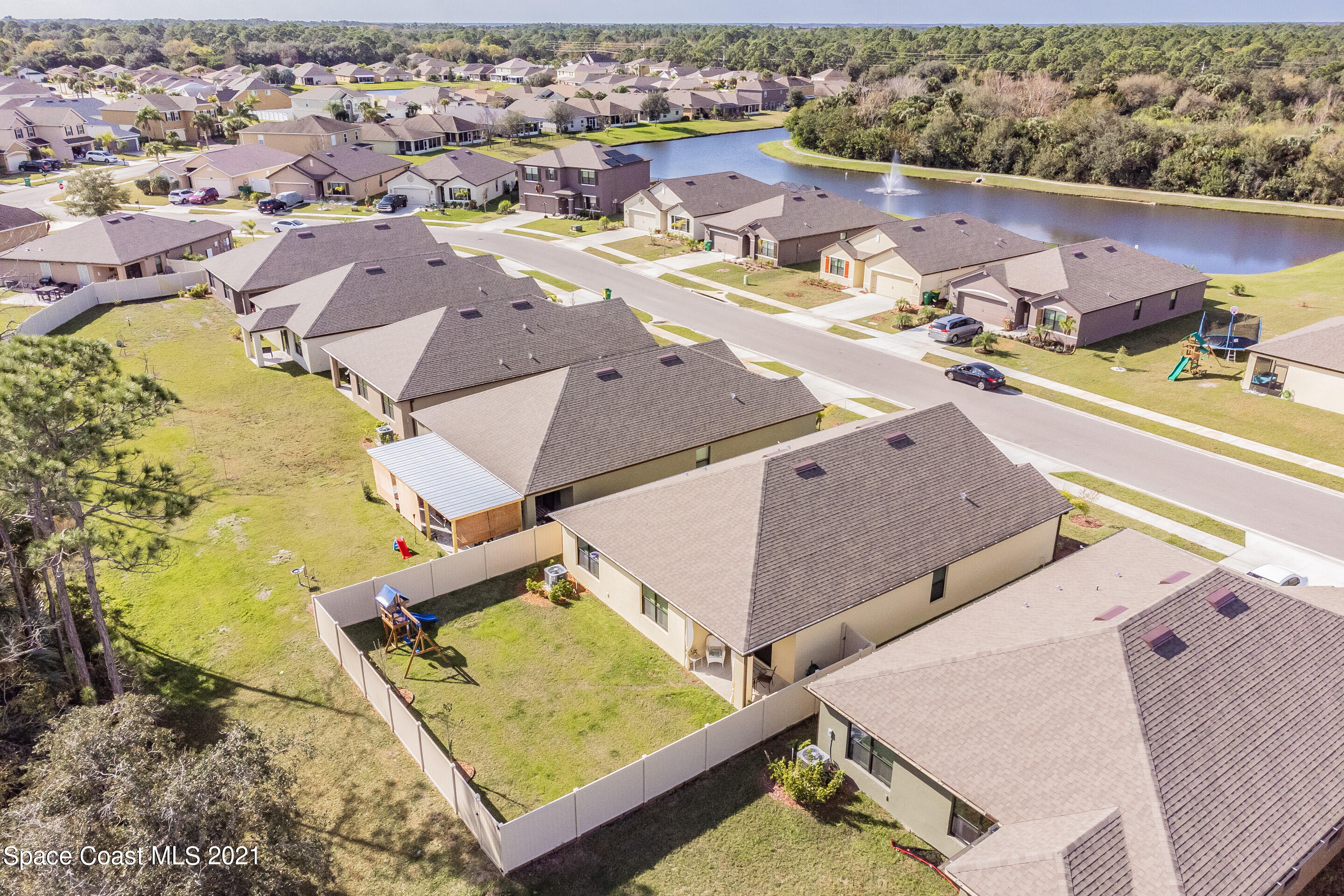 1581 Saxton Road Cocoa, FL 32926 - Photo 40 of 47 Aerial View