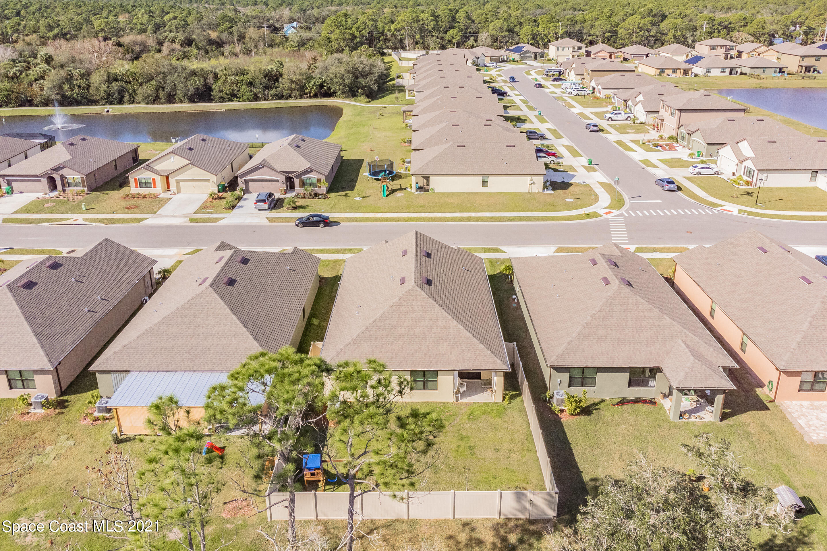 1581 Saxton Road Cocoa, FL 32926 - Photo 41 of 47 Aerial View