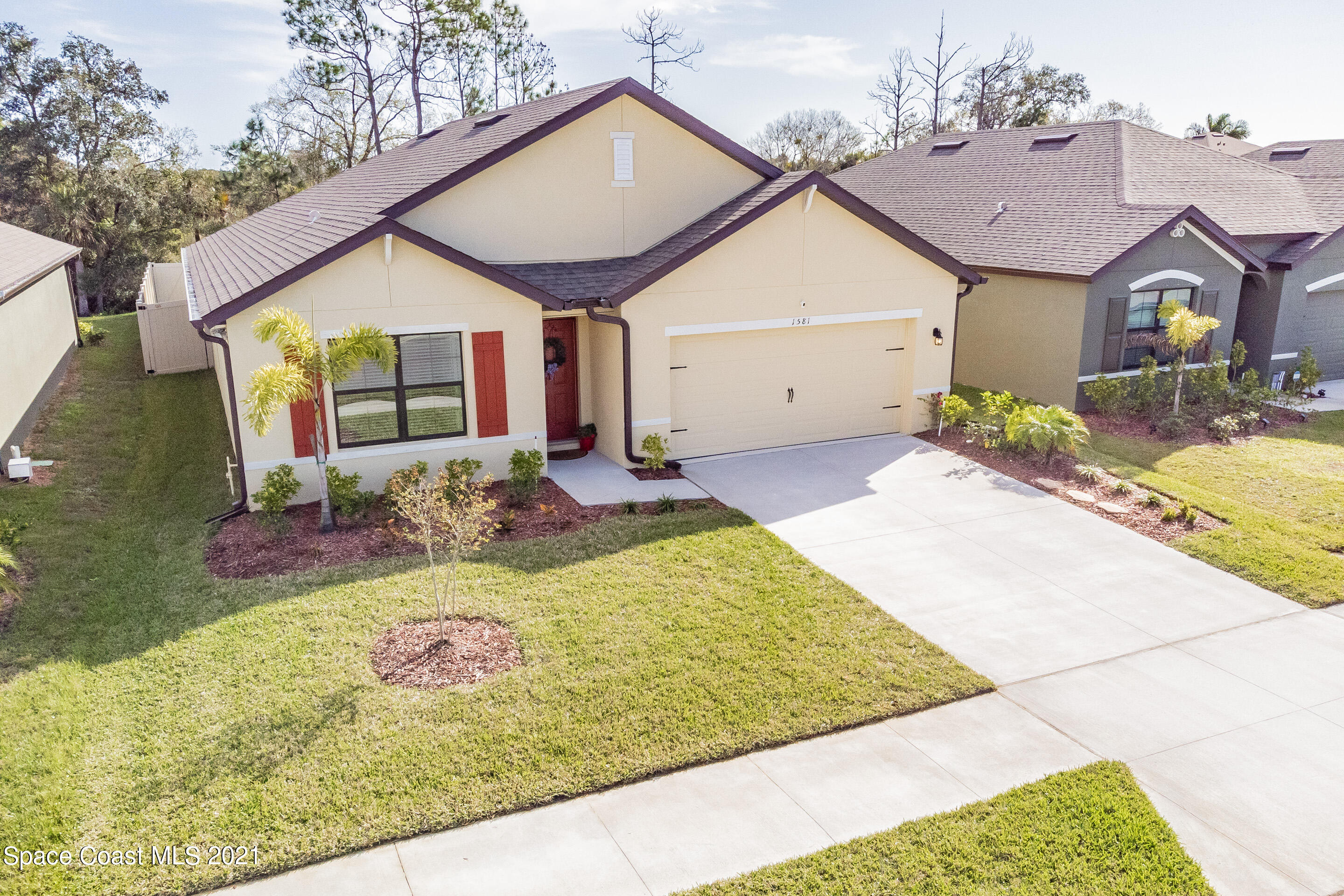 1581 Saxton Road Cocoa, FL 32926 - Photo 44 of 47 Aerial View