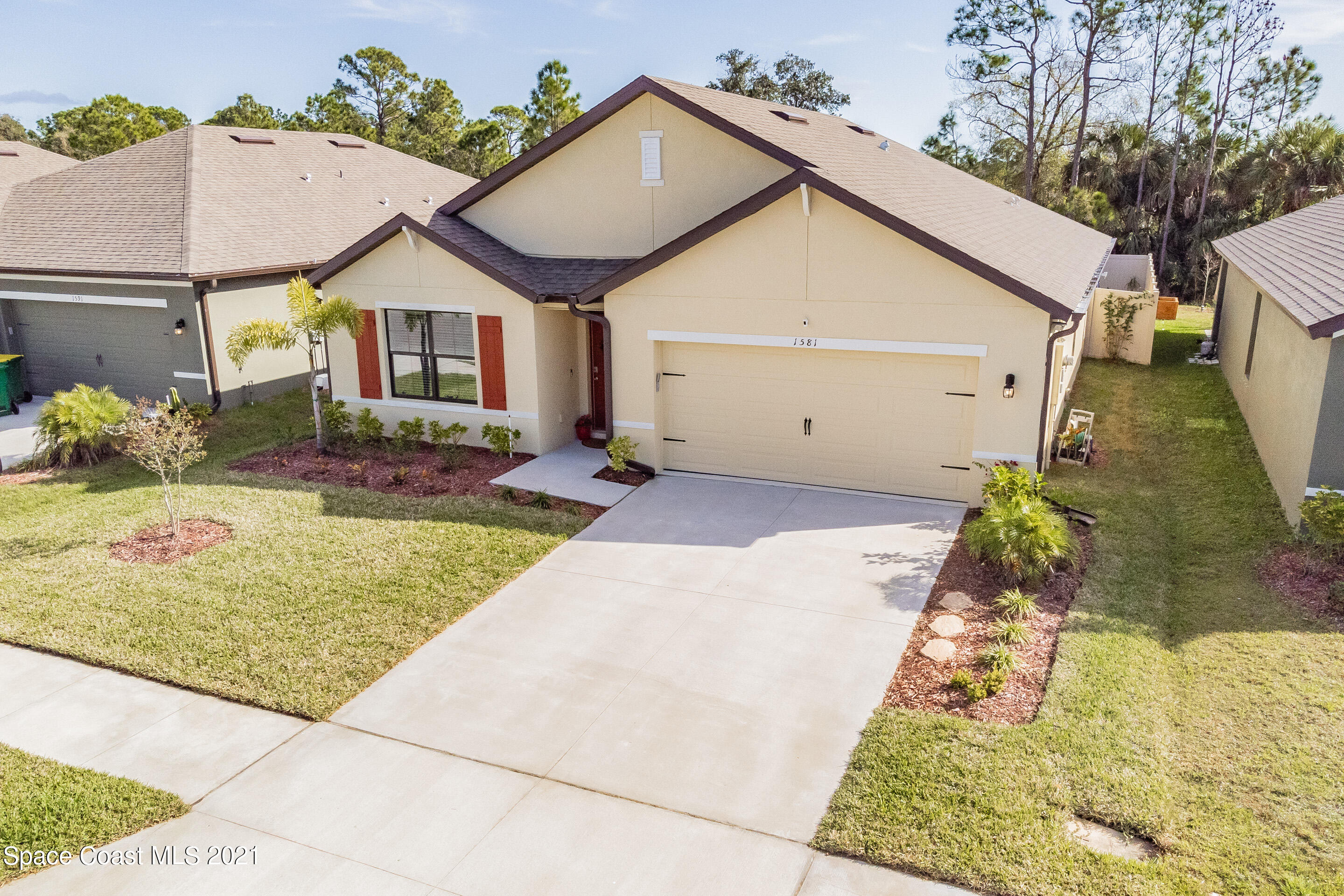 1581 Saxton Road Cocoa, FL 32926 - Photo 46 of 47 Aerial View