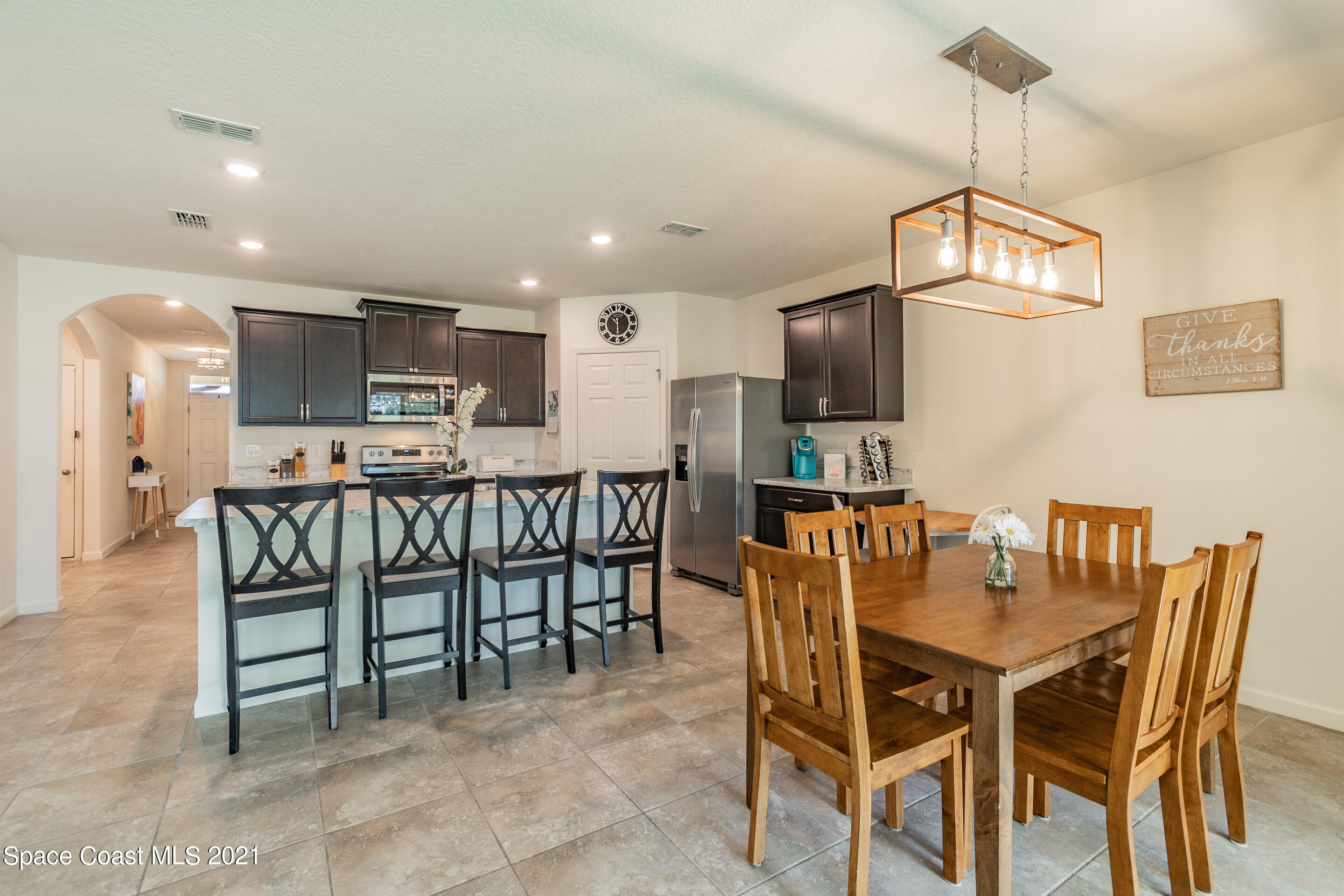 1581 Saxton Road Cocoa, FL 32926 - Photo 10 of 47 Dining Room/Kitchen