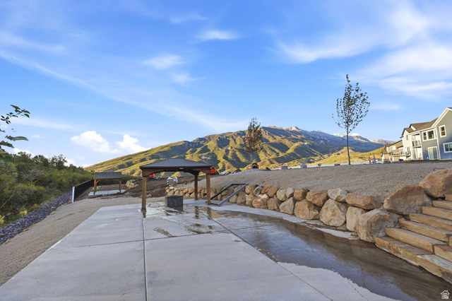 14648 South Springtime Road Draper, UT 84020 - Photo 43 of 47 Expansive concrete patio area featuring two covered gazebos