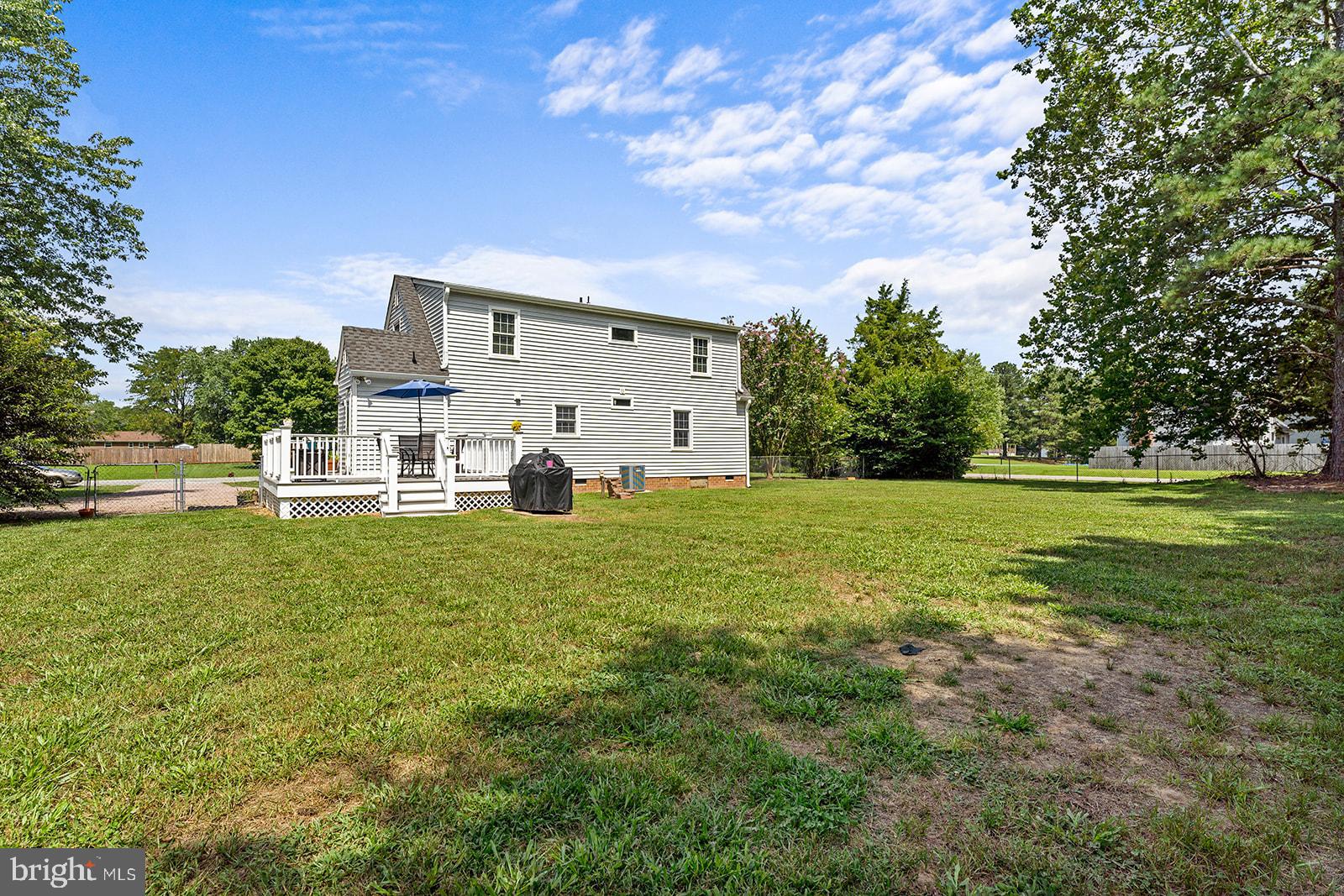 194 Poplar Road Aylett, VA 23009 - Photo 29 of 32 View of home from rear yard