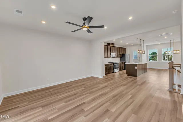 a view of a glass door