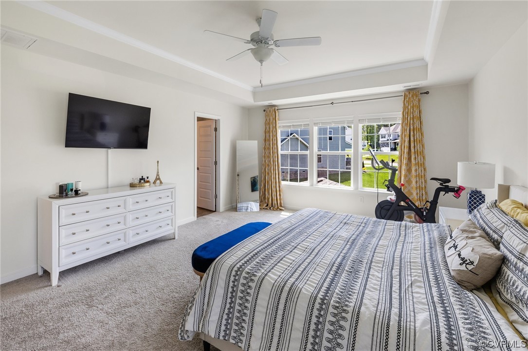 8125 Timberstone Drive Chesterfield, VA 23832 - Photo 28 of 34 a bedroom with a bed and flat screen tv