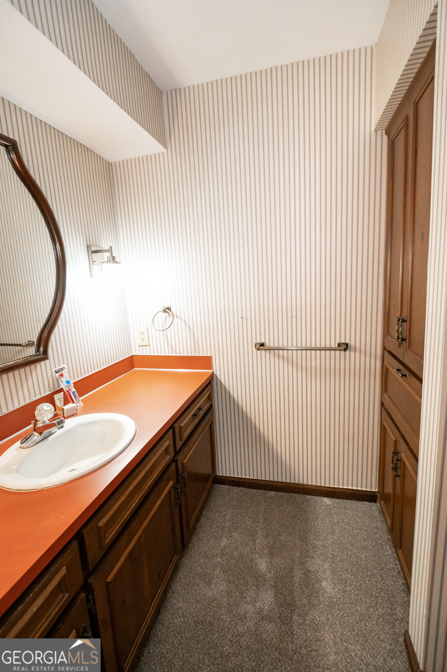 371 Mountain Hill Road Fortson, GA 31808 - Photo 17 of 42 a bathroom with a sink and a mirror