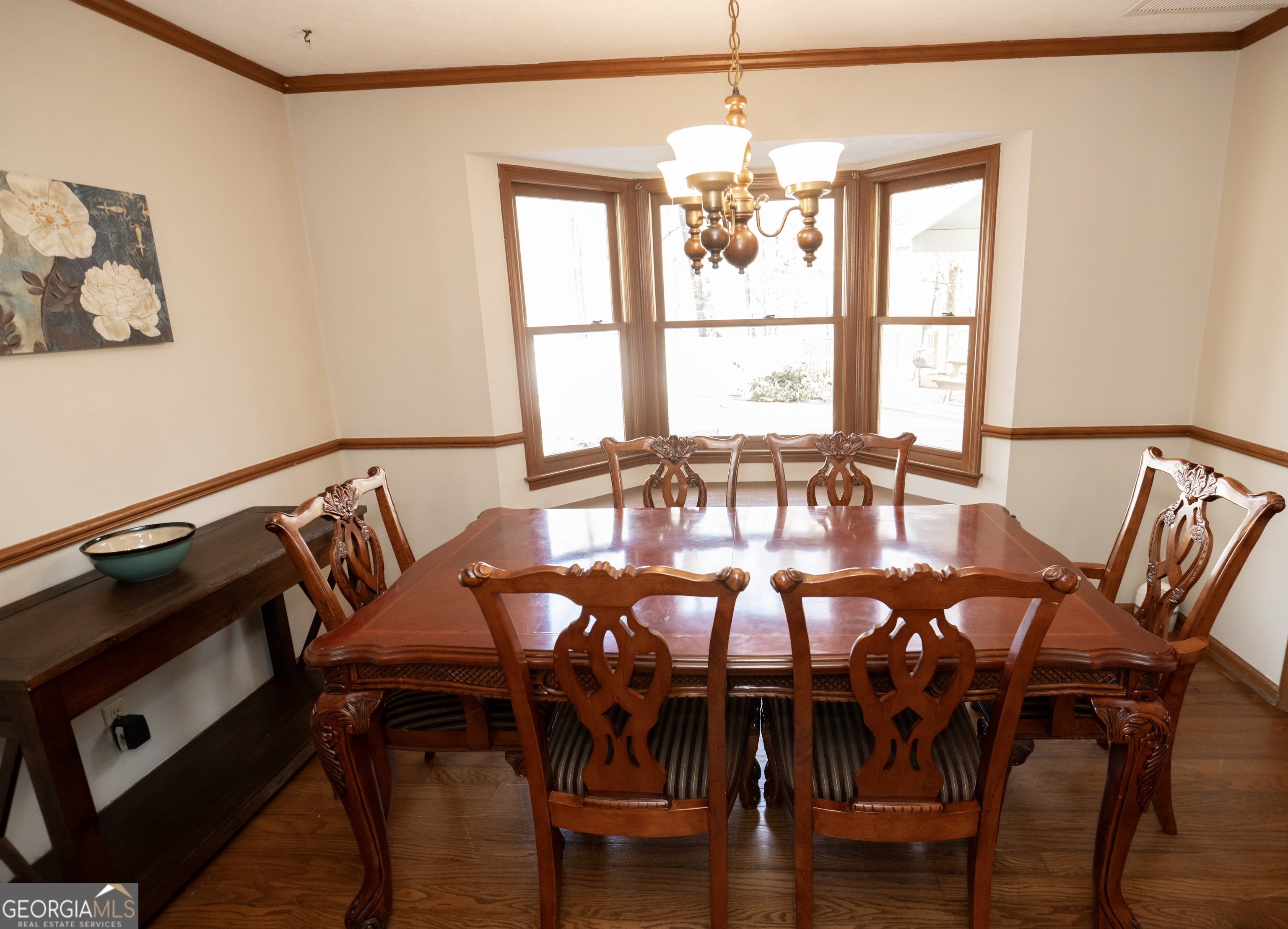 371 Mountain Hill Road Fortson, GA 31808 - Photo 32 of 42 a view of a dining room with furniture window and outside view