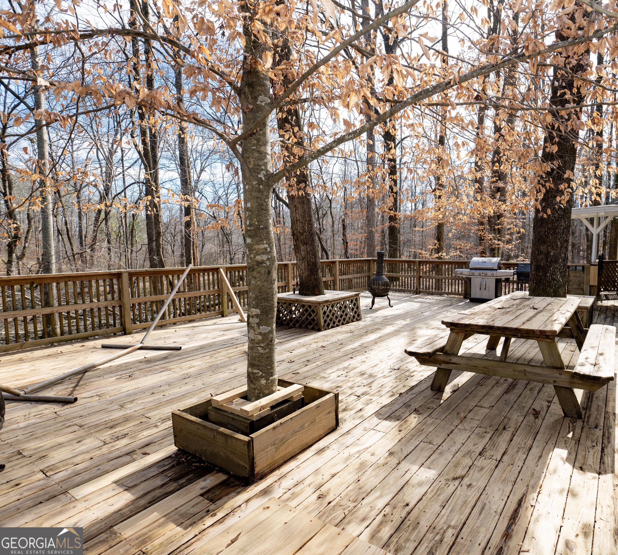 371 Mountain Hill Road Fortson, GA 31808 - Photo 4 of 42 a view of a terrace with couches and a fire pit