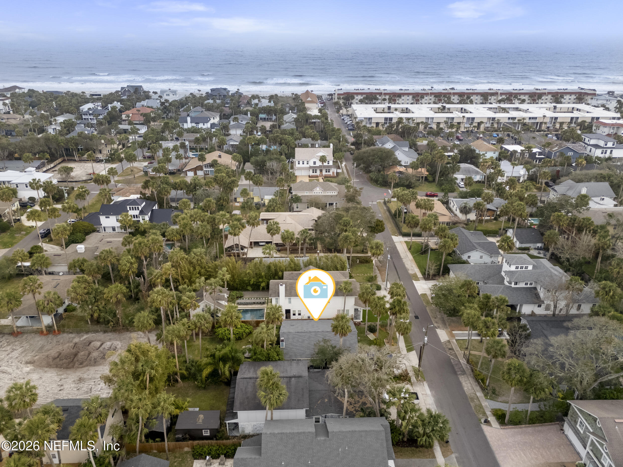 331 10th Street Atlantic Beach, FL 32233 - Photo 47 of 70 an aerial view of multiple house
