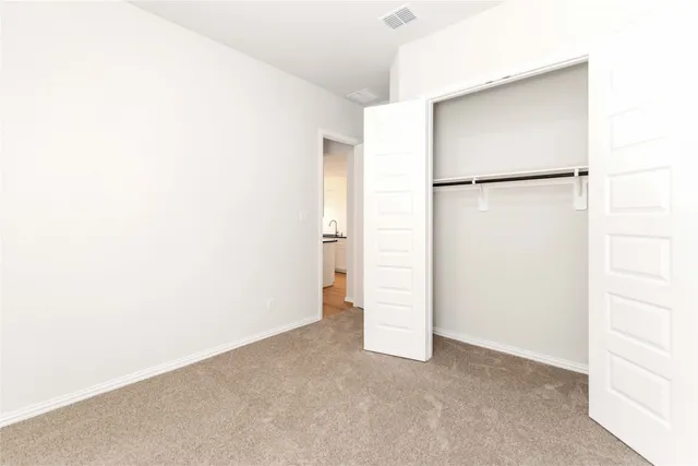 a view of an empty room